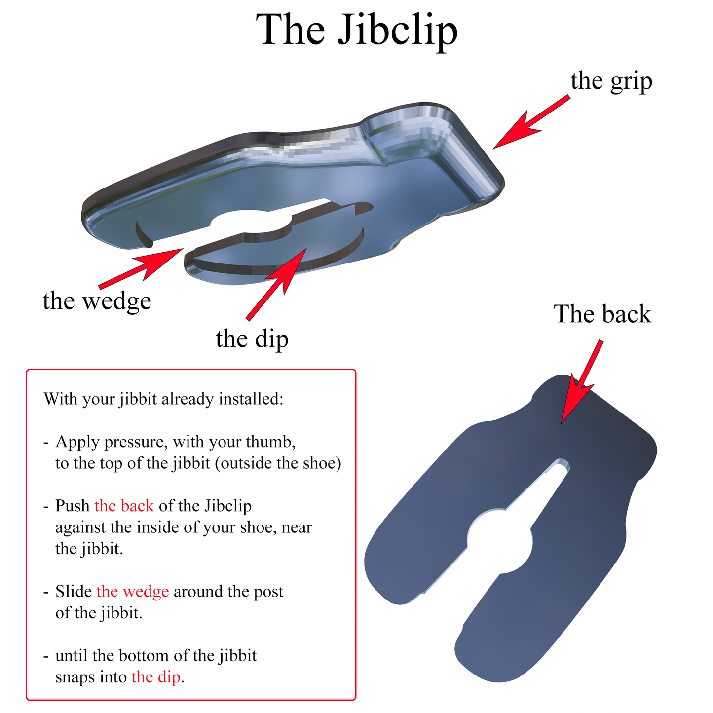 Keep Jibbitz in place with a Jibclip! Buy a 5, 10, or 20 pack of Jibclips, or just a sample (1 pack)